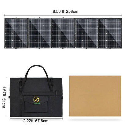 Solar Panel 120/180/240/300 W  Foldable Monocrystalline 12V - 54Grid - Renewable Energy Store