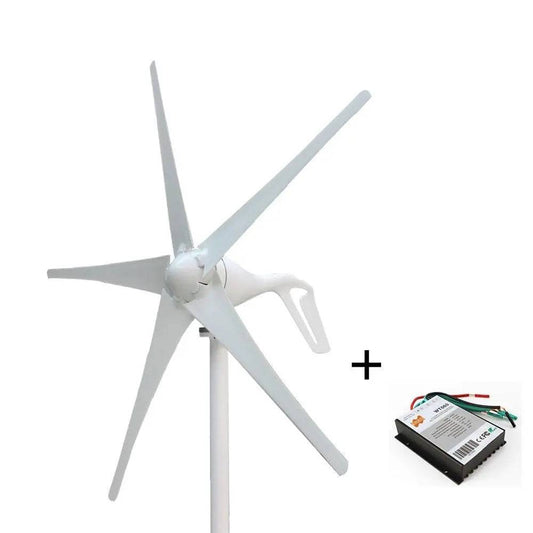 Wind Turbine Generator 400/600W small windmill 12/24V dc  charge controller - 54Grid - Renewable Energy Store