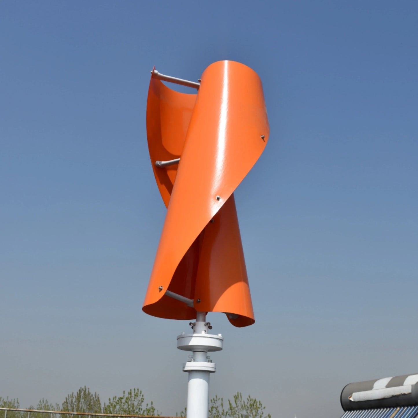 FLTXNY Power Roof Mounted 2000W 96V 48V Vertical Axis Wind Turbine Windmill With Meglev Generator For LED Street Light by 54Grid - Renewable Energy Store