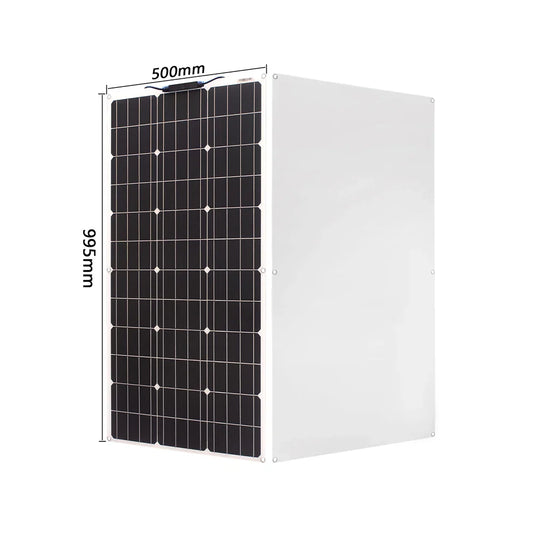 Solar Panel 100w 200w 300w 400w Flexible High Efficiency PWM 12V/18V/24V Battery Charger  Controller Solar Kit for Boat/Car/Home - 54Grid - Renewable Energy Store