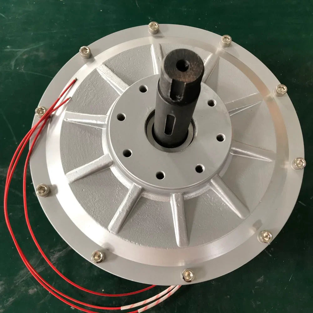 1200RPM Three Phases Coreless Permanent Magnet Generator CE 3000W AC Disc PMG Inner Rotor  Alternator 380V - 54Grid - Renewable Energy Store
