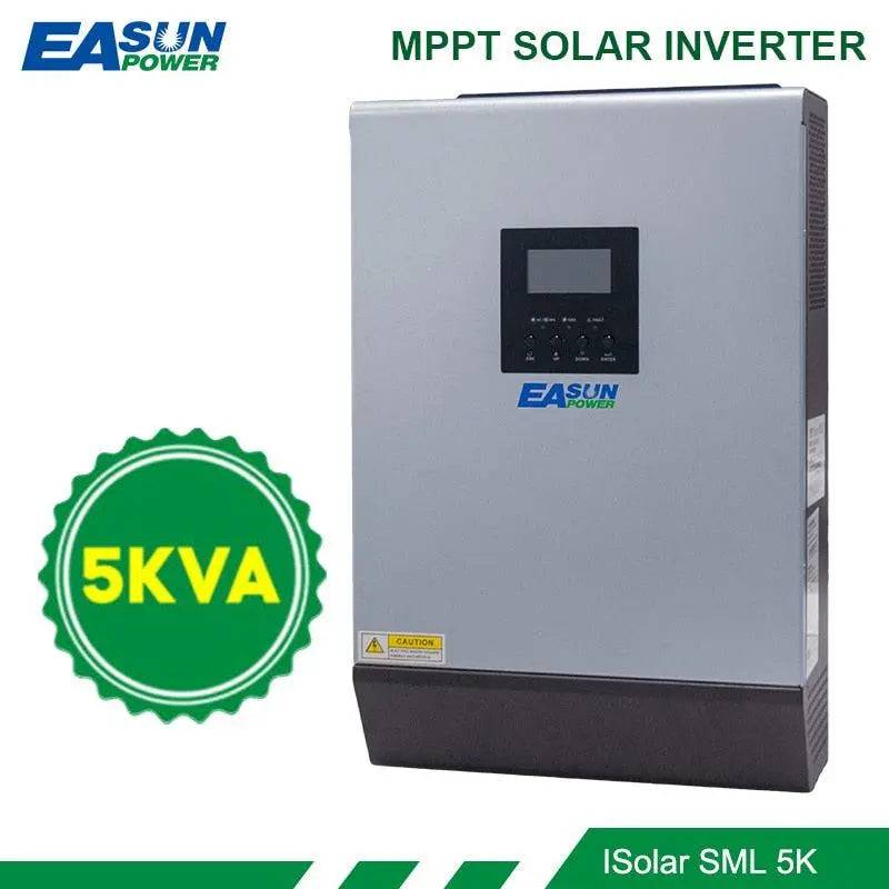 Solar Inverter 5KVA  4000W Pure Sine Wave  48V 230V Hybrid Inverter Built-in 60A MPPT off-Grid  Solar Controller Battery Charger - 54Grid - Renewable Energy Store