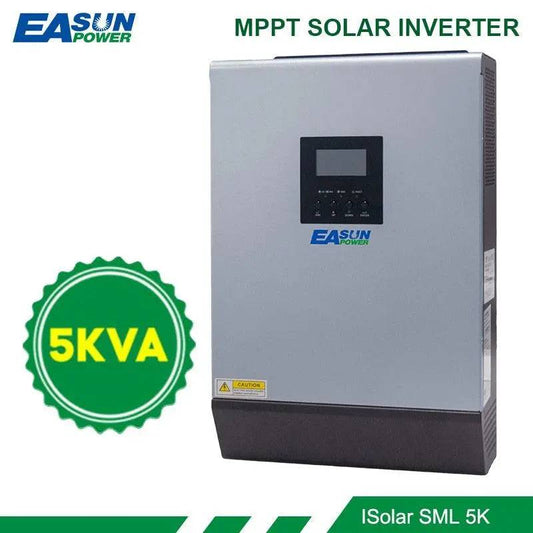 Solar Inverter 5KVA  4000W Pure Sine Wave  48V 230V Hybrid Inverter Built-in 60A MPPT off-Grid  Solar Controller Battery Charger - 54Grid - Renewable Energy Store