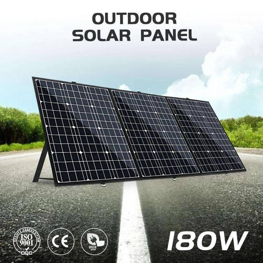Solar Panel 120W 180W 300W (3PCS x 60W ) Foldable 18V 20A 12V/24V Controller Panel Solar Easy Carry Cell/System Charger - 54Grid - Renewable Energy Store