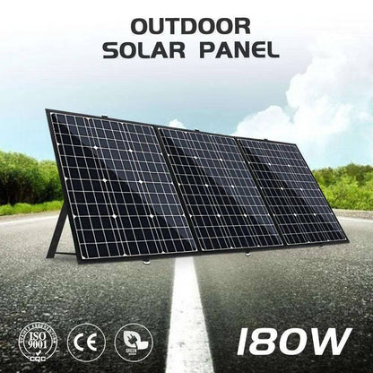 Solar Panel 120W 180W 300W (3PCS x 60W ) Foldable 18V 20A 12V/24V Controller Panel Solar Easy Carry Cell/System Charger - 54Grid - Renewable Energy Store