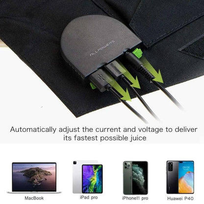 Solar Panel Portable Foldable 100W  Solar Battery Charger 18/12V - 54Grid - Renewable Energy Store