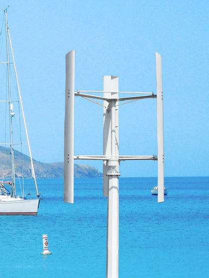 Wind Turbine Big Power Free Energy 20KW Vertical Axis 220V/380V Wind Generator 3 Phases 50HZ 3 Blades No Noise Home Farm Use - 54Grid - Renewable Energy Store
