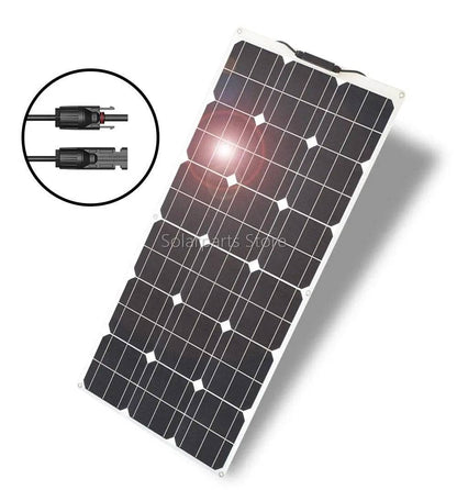 Solar Panel 100/200/300/400 W Flexible PWM Controller 12V/24V Battery Charger - 54Grid - Renewable Energy Store