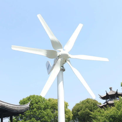 800W Wind Turbines for Home Use 12V 24V 48V Small Wind Turbine 0.8kw Generators Household 6 Blades by 54Grid - Renewable Energy Store