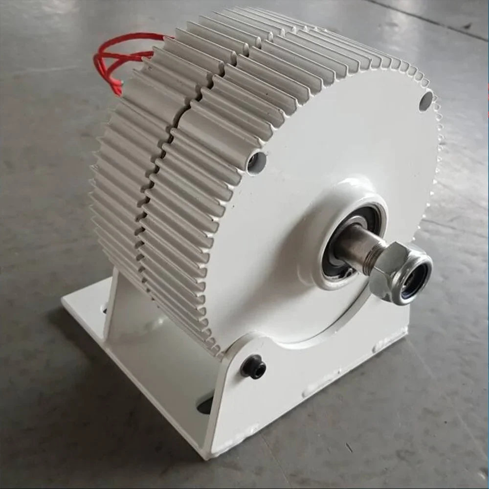 800W 1000W 12V 24V 48V 3 Phase Gearless Permanent Magnet Generator With Free Controller Use For Wind Turbine Water Turbine by 54Grid - Renewable Energy Store