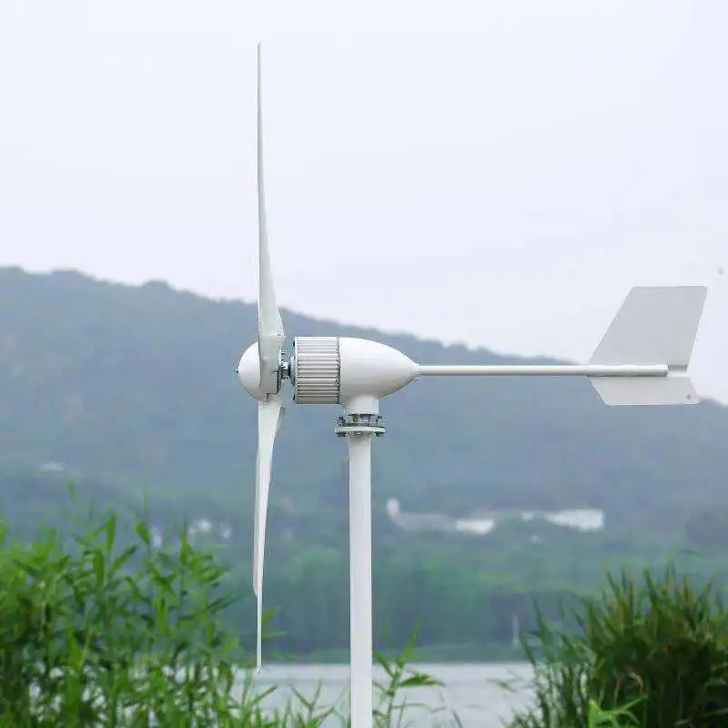 1500W 12V/24V/48V 3 Nylon Fiber Blade Wind Turbines Generator Horizontal Power Windmill Energy Turbines Charge Fit for Home by 54Grid - Renewable Energy Store