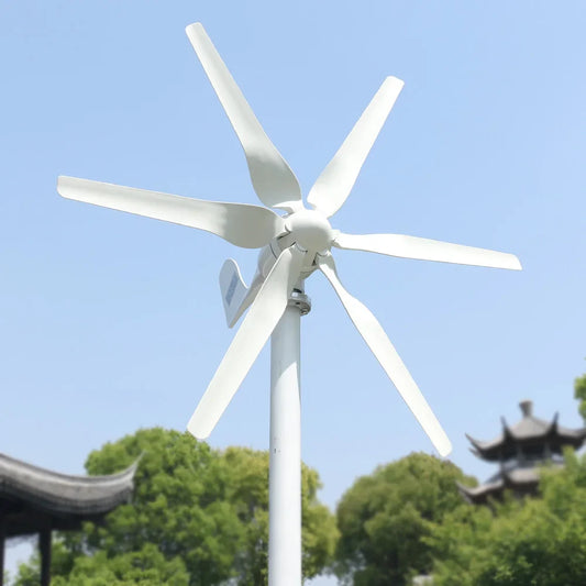 5000W Horizontal Wind Turbine 12V 24V 48V Alternative Generators Free Energy Windmill With MPPT Controller by 54Grid - Renewable Energy Store