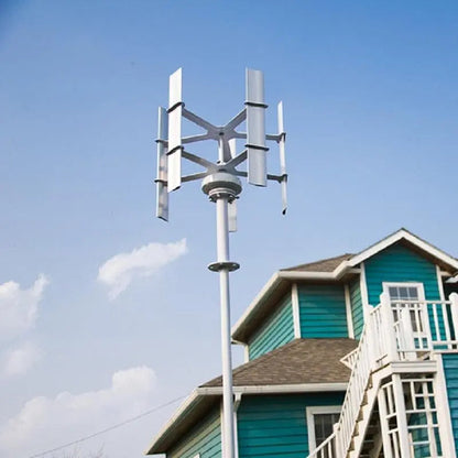 Wind Turbine 20W Low RPM DC Vertical 12V 24V Optional For Home Use - 54Grid - Renewable Energy Store