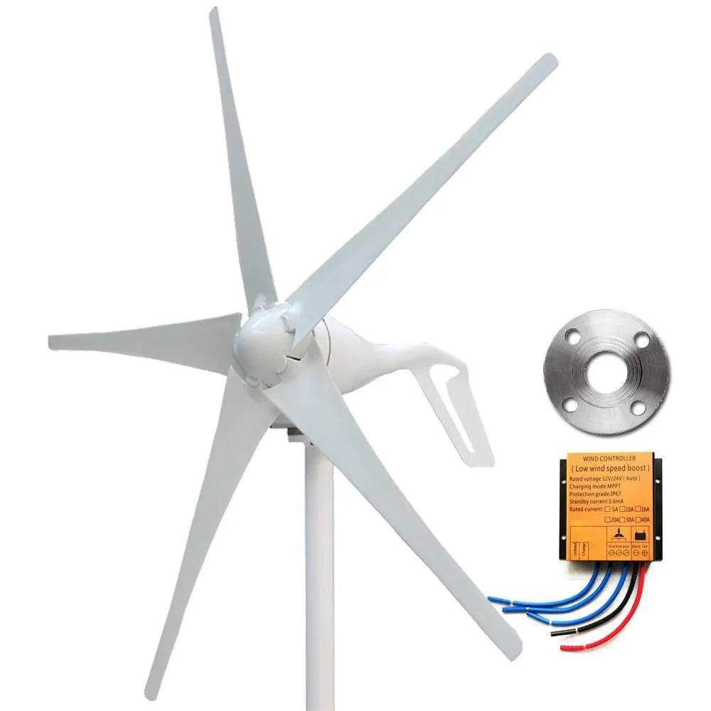 Wind Turbine Generator 3/5 Blades Optional 400/800W permanent Magnet 12V/24V - 54Grid - Renewable Energy Store