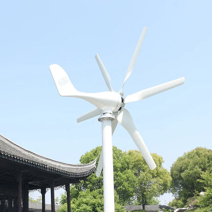Wind Turbine Generator 5000W 12V 24V 48VDC 6 Blades With MPPT Controller System Portable Windmills Renewable Energy by 54Grid - Renewable Energy Store