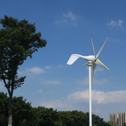 New Arrival Free Energy 5 Blades 5000W 12V 24V Wind Turbine Generator Windmill With MPPT Controller Homeuse Low Wind Speed Star by 54Grid - Renewable Energy Store