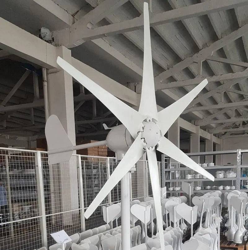 Wind Turbine Generator 500W Horizontal 12/24/48V With Waterproof Charger Controller - 54Grid - Renewable Energy Store