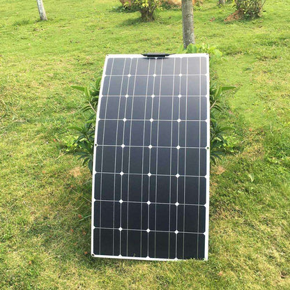 Solar Panel flexible 12/24 V 100 W monocrystalline  battery charger - 54Grid - Renewable Energy Store