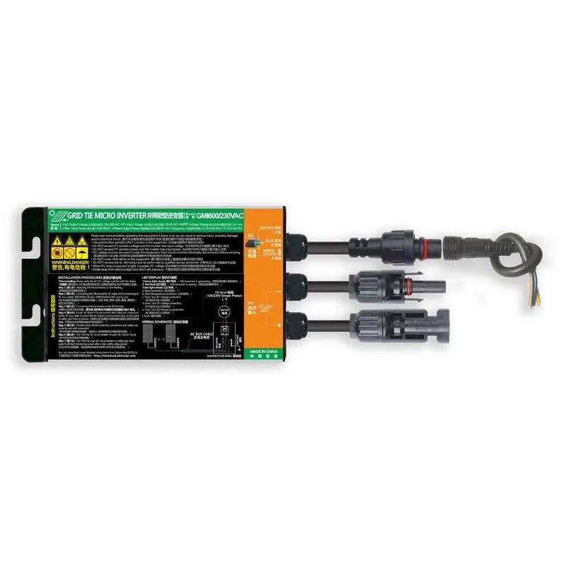 Micro Solar Inverter 300/350/500/700 W Grid Tie MPPT PV GMI Series Input 18V-50V DC Output 110V-240V AC - 54Grid - Renewable Energy Store