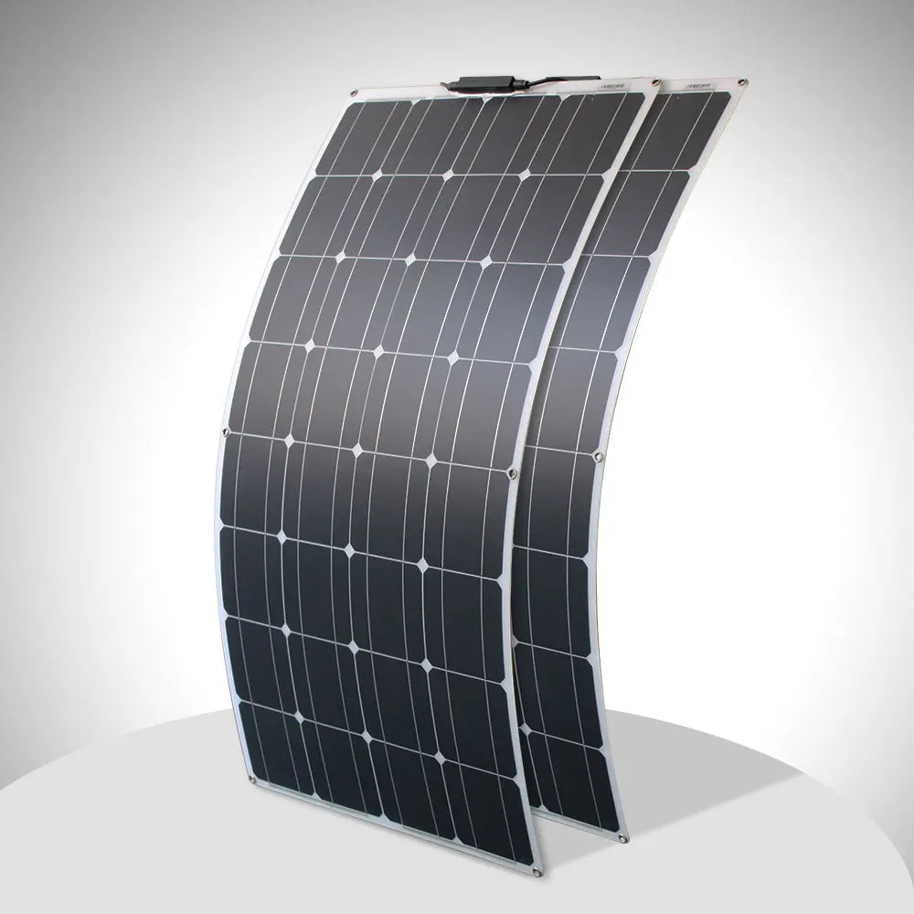 1000w flexible solar panel 12v 24v panel solar 100w monocrystalline  battery charger for rv electric car camping yacht - 54Grid - Renewable Energy Store