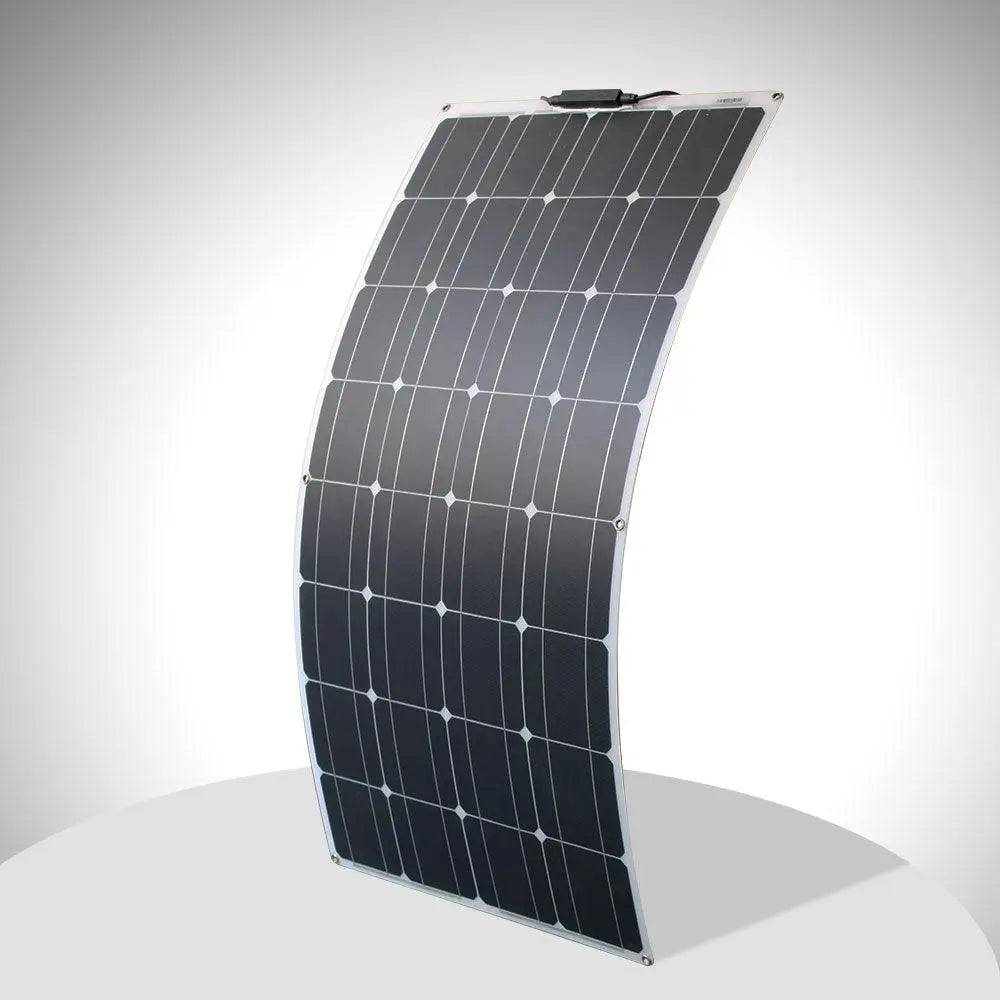 Solar Panel flexible 12/24 V 100 W monocrystalline  battery charger - 54Grid - Renewable Energy Store