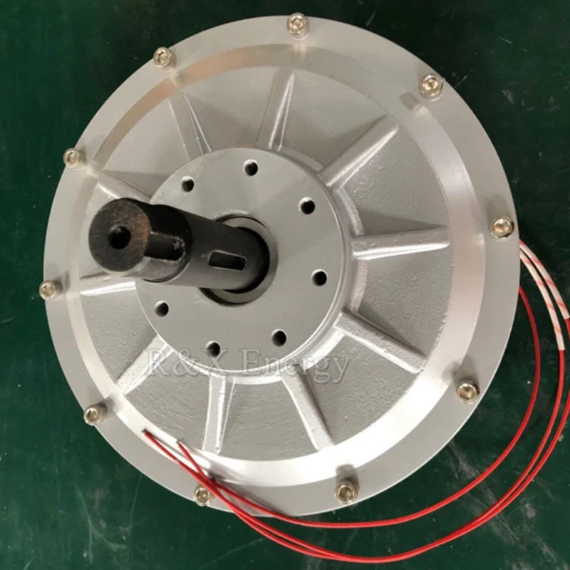 1200RPM Three Phases Coreless Permanent Magnet Generator CE 3000W AC Disc PMG Inner Rotor  Alternator 380V - 54Grid - Renewable Energy Store