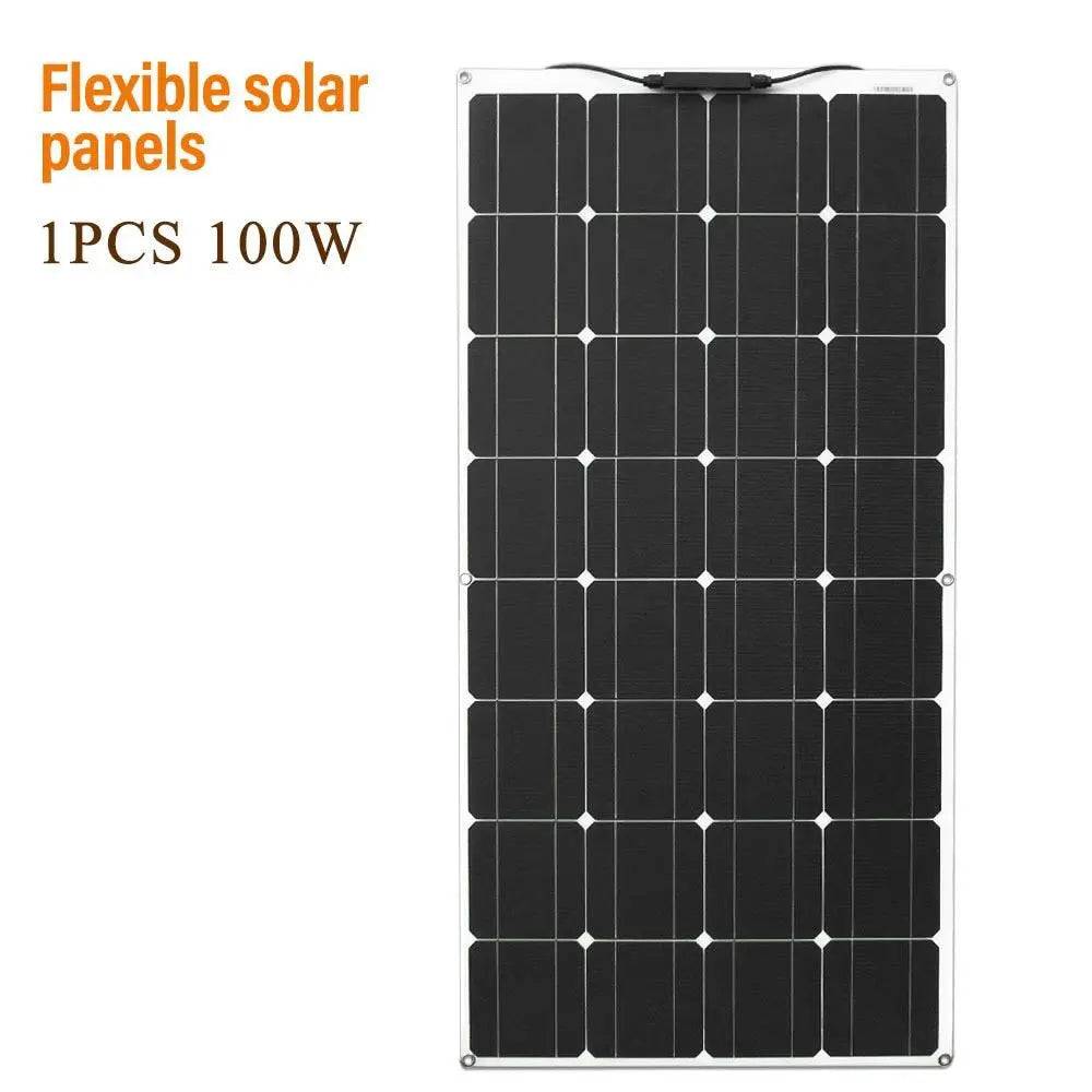 Solar Panel Monocrystalline Charger 500w 300w 200w Energy Systems 12v  Cell Diy  Module Camping Car - 54Grid - Renewable Energy Store
