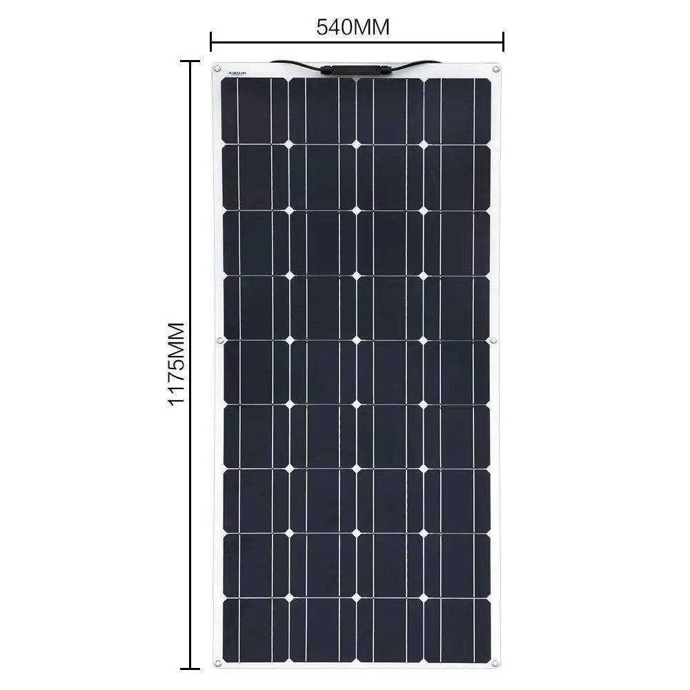 Solar Panel kit flexible Module 120/240/360/480/600/720 W photovoltaic 12V 18V 24V  Motorhome  Charger - 54Grid - Renewable Energy Store