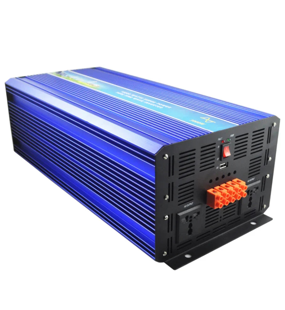 FLTXNY 3000W Single Phase Pure Sine Wave Off Grid Inverter For Solar System Wind System 12V~110V DC,100~240VAC Output by 54Grid - Renewable Energy Store