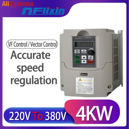 Sako SKI670 7.5KW VFD Input 220V 1ph to Output 380V 3ph High Performance AC to AC Variable Frequency Inverter by 54Grid - Renewable Energy Store