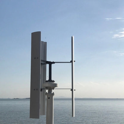 Vertical Axis Wind Turbine Generator Kit 10000W 220V/380V With Hybrid Controller Windmill For Home Yacht Farm by 54Grid - Renewable Energy Store