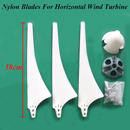 FLTXNY 580mm 630mm Wind Turbine Blades For Horizontal Wind Generator Nylon Blades 300w 400w 500w 600w Blades For Wind Turbine by 54Grid - Renewable Energy Store