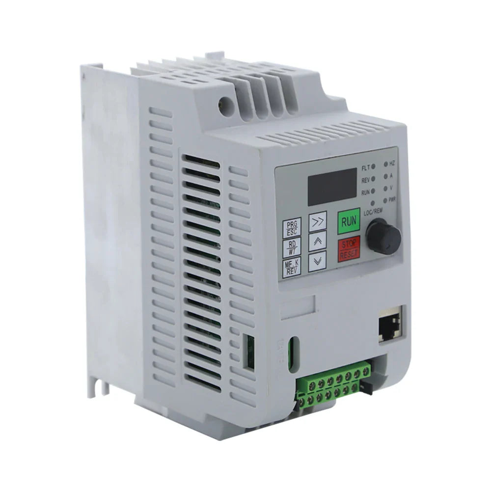Variable Frequency Drive AC 220V 0.75kW Adjustable Speed Controller Inverter three Phrase VFD Inverter Motor Drive by 54Grid - Renewable Energy Store