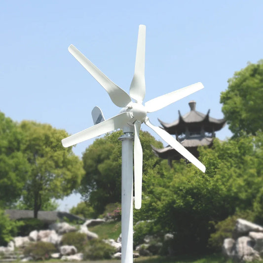 Home Marine Wind Generator 12V 24V 48V 800W Free Alternative Energy Windmill With MPPT Hybrid Controller 6 Blades by 54Grid - Renewable Energy Store