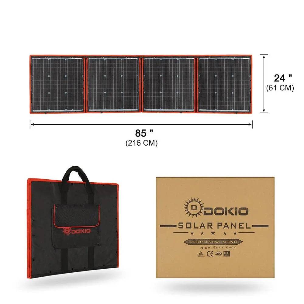 Solar Panel Portable 150W monocrystalline Charge 12V /18V - 54Grid - Renewable Energy Store