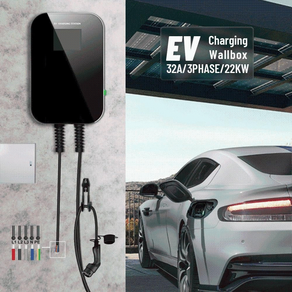 EV Charger (Eletric Car Charger) EVSE Wallbox Charging Station with Cable for Audi / Mercedes-Benz/ Smart Car - 54Grid - Renewable Energy Store