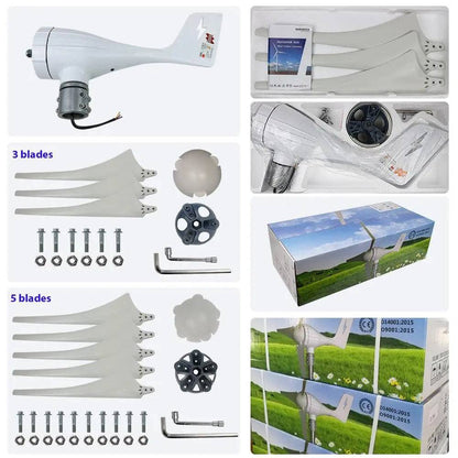 Wind Turbine Generator 600W 12/24V LED Light MPPT Charge Controller - 54Grid - Renewable Energy Store