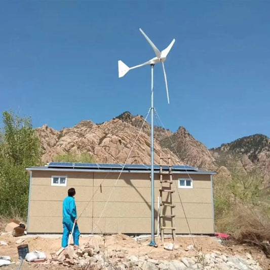 Home Wind HydroTurbin Free Energy Electric Generator 48V 96V 120V 220V 380V Three Phase AC Output Windmill For Home Use by 54Grid - Renewable Energy Store