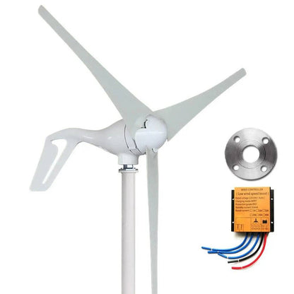 Wind Turbine Generator 3/5 Blades Optional 400/800W permanent Magnet 12V/24V - 54Grid - Renewable Energy Store