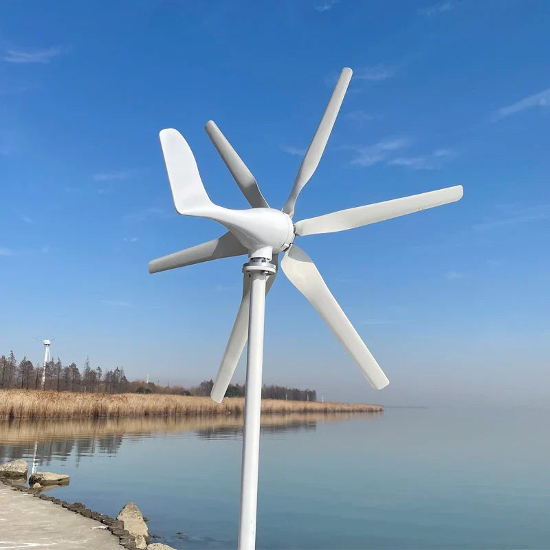 800W Wind Turbines for Home Use 12V 24V 48V Small Wind Turbine 0.8kw Generators Household 6 Blades by 54Grid - Renewable Energy Store