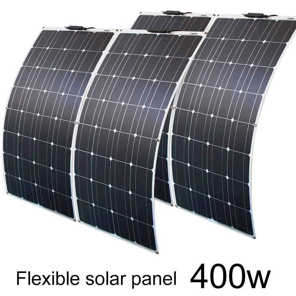 Solar Panel Kit Complete 400/300/200/100 Watts Flexible Solar 12V - 54Grid - Renewable Energy Store