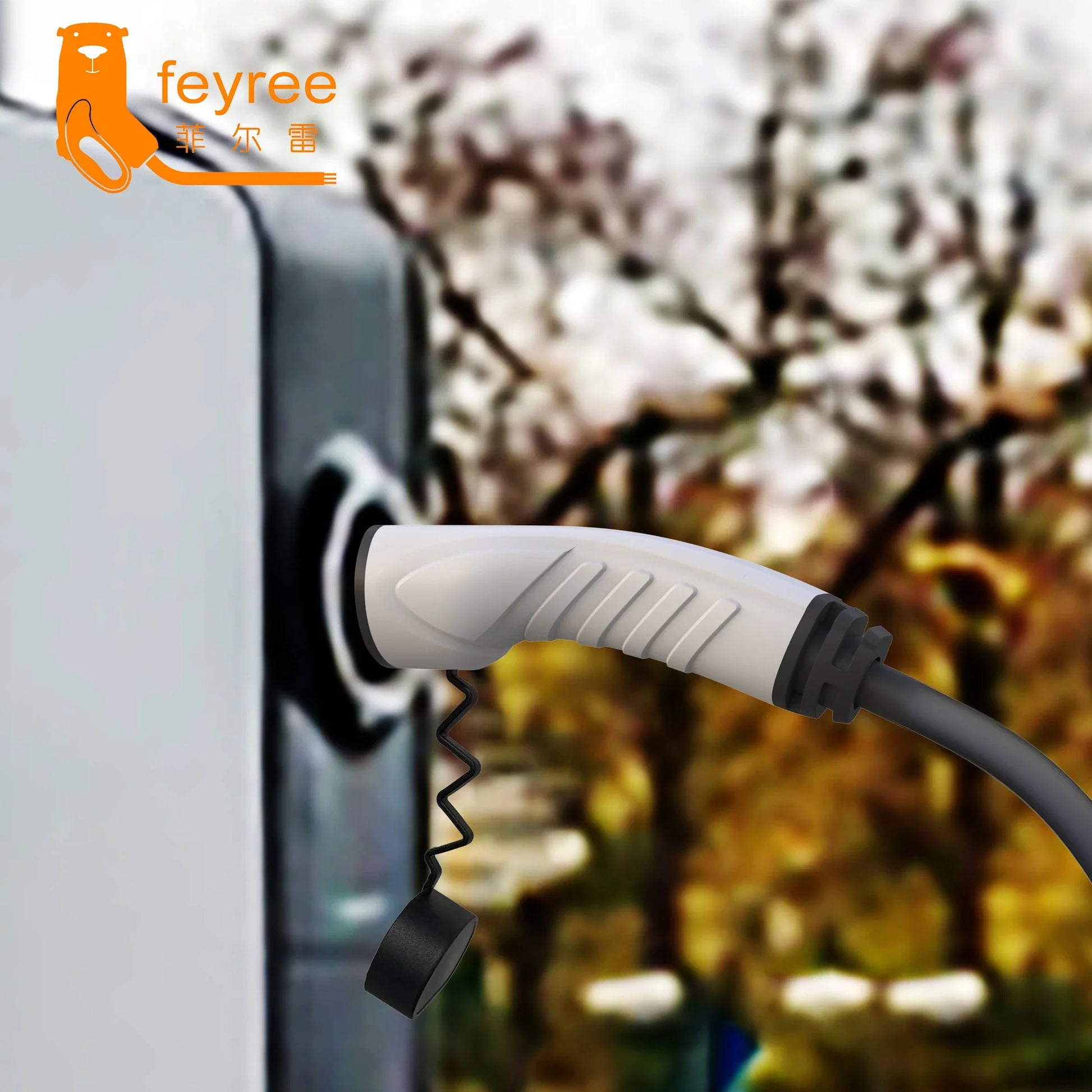 feyree Type2 Male Charger Plug 32A Power Supply Side 16A 3Phase IEC62196-2 Adapter for Electric Car Wallbox Charging Station by 54Grid - Renewable Energy Store