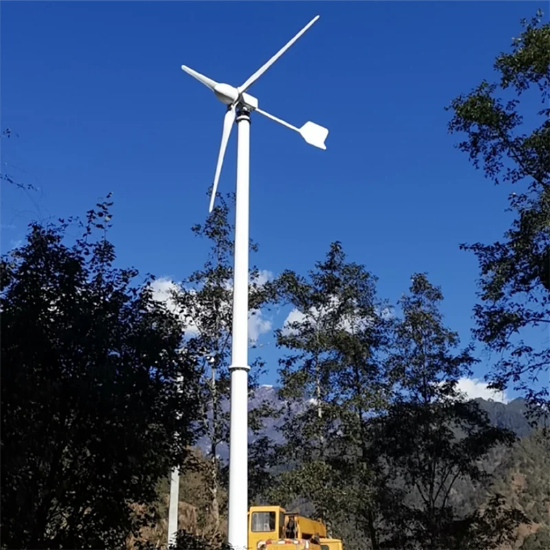 High Efficient 3KW New Energy Windmill Low Rpm Hybrid Horizontal Wind Turbine Generator 96v 120v 220v For Home Use by 54Grid - Renewable Energy Store