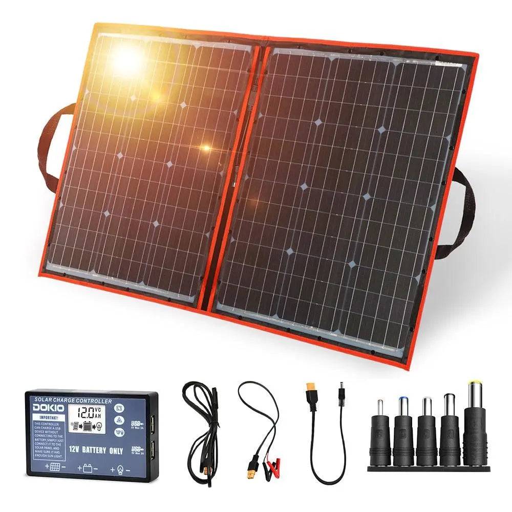Solar Panels 100 W (55Wx2Pcs) Flexible 12V 18V Controller 100 W - 54Grid - Renewable Energy Store