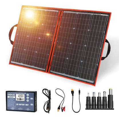 Solar Panels 100 W (55Wx2Pcs) Flexible 12V 18V Controller 100 W - 54Grid - Renewable Energy Store