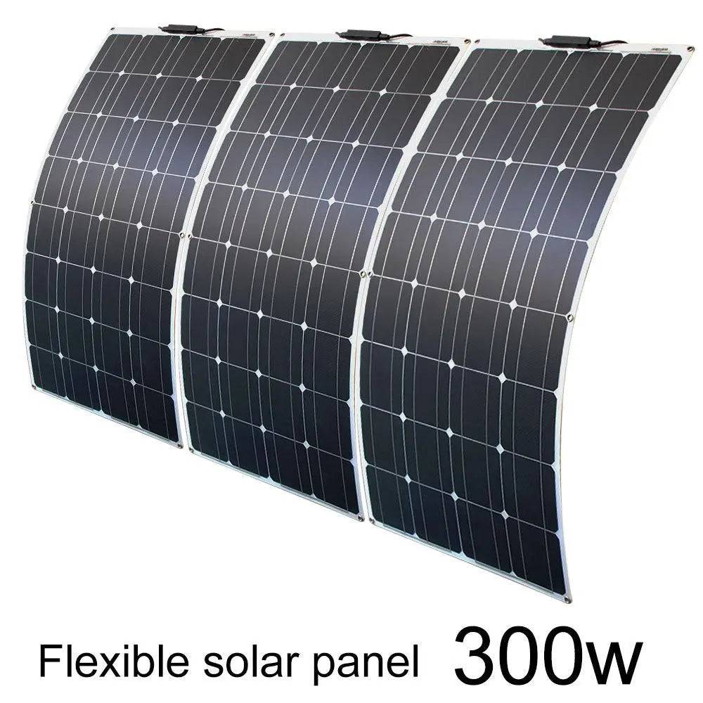 Solar Panel Kit Complete 400/300/200/100 Watts Flexible Solar 12V - 54Grid - Renewable Energy Store