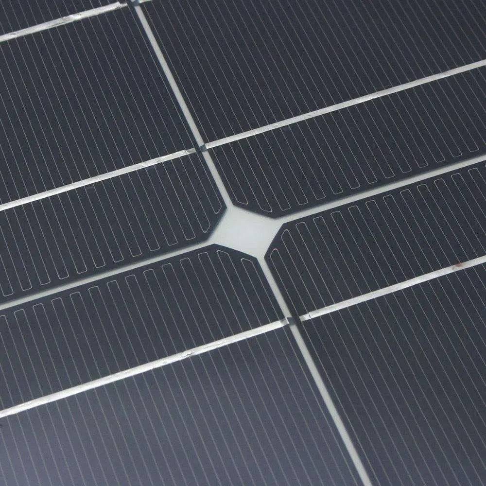 Solar Panel 200w 100w ETFE PET 100W Flexible Solar Panel For 12V Battery Charger Monocrystalline Cell - 54Grid - Renewable Energy Store