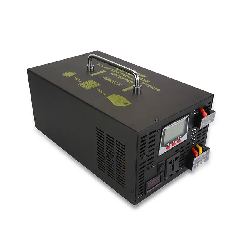 2500W Pure Sine Wave Hybrid Inverter 24V 220V Solar Inverter 12V/48V to 120V/230V/240V DC to DC/AC Converter 30A Control Charger - 54Grid - Renewable Energy Store