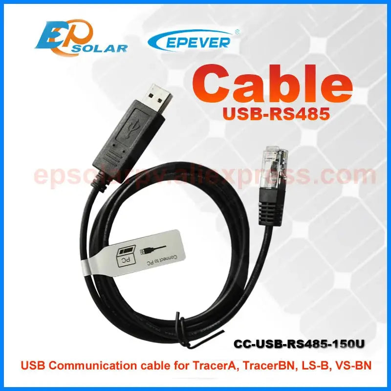 Solar PV power panel system controller EPSolar VS4548BN 45A 45amp USB cable and MT50 remote meter EPEVER - 54Grid - Renewable Energy Store