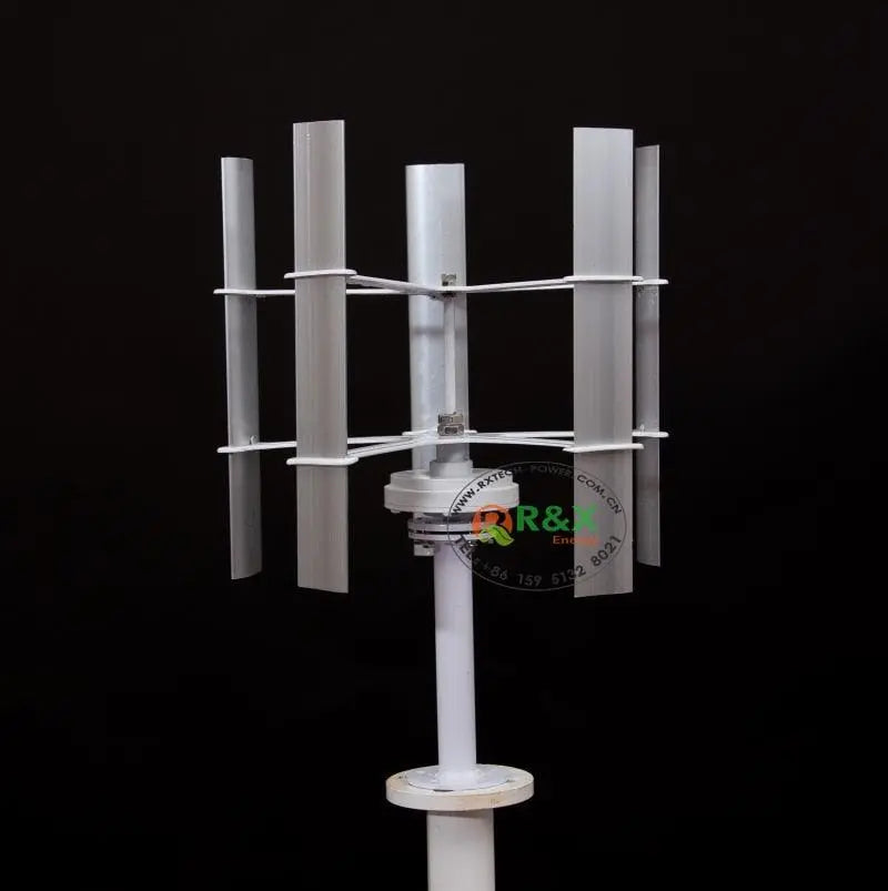 Mini Vertical Axis Wind Turbine 30W Small Windmill 12V/24V 5 Blades Start Low Speed High Quality R&amp;X - 54Grid - Renewable Energy Store